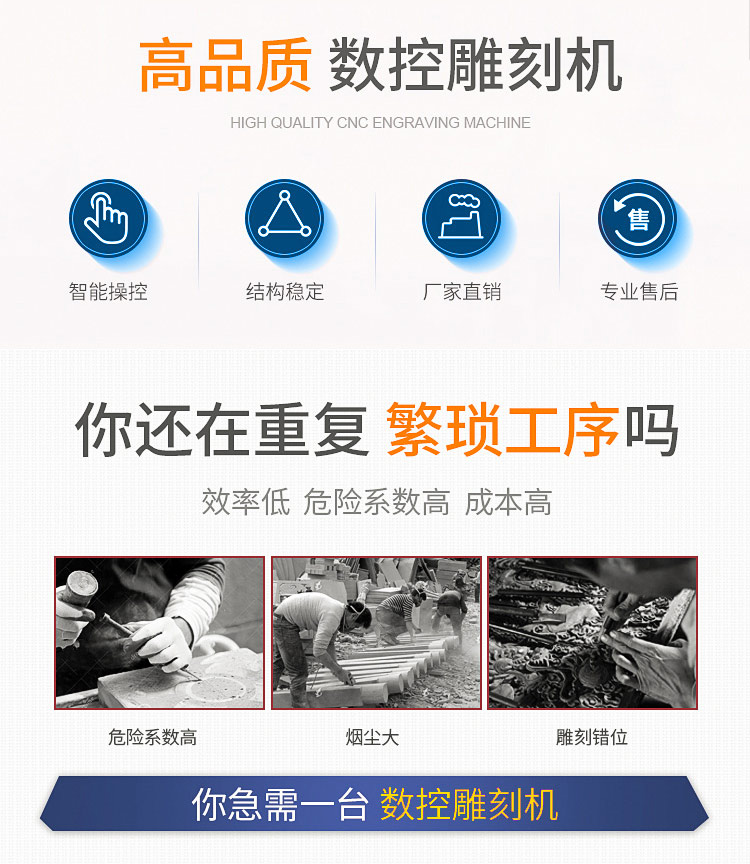 1325輕型石材數(shù)控雕刻機(圖2)